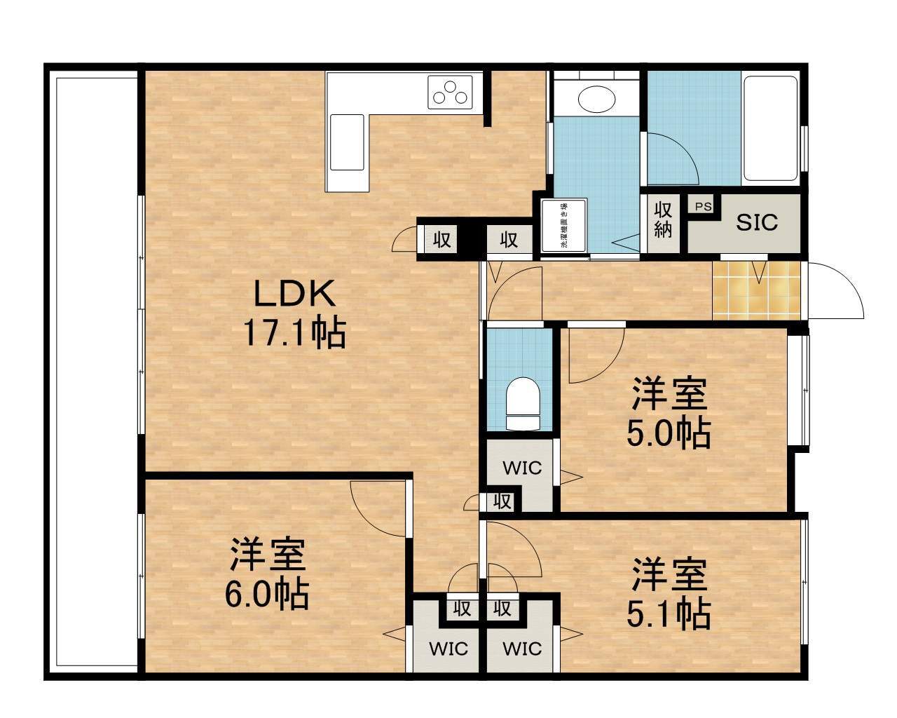 3LDK
