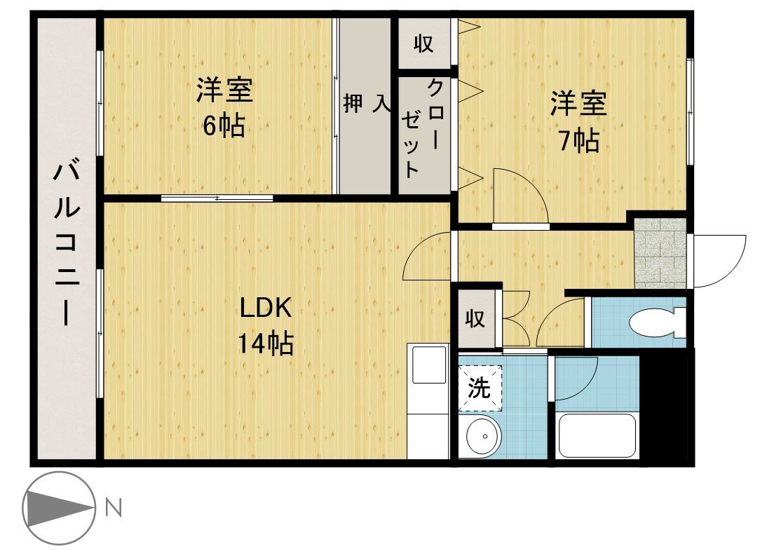 2LDK