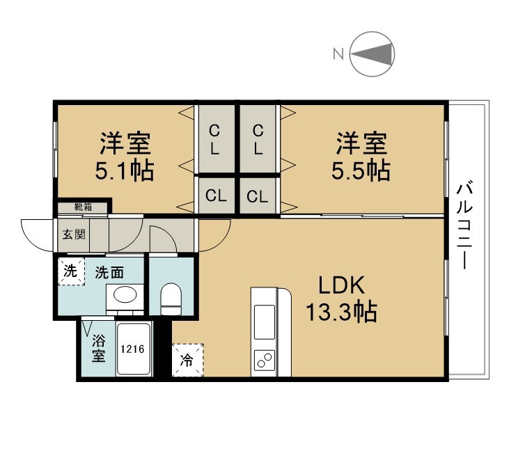 2LDK
