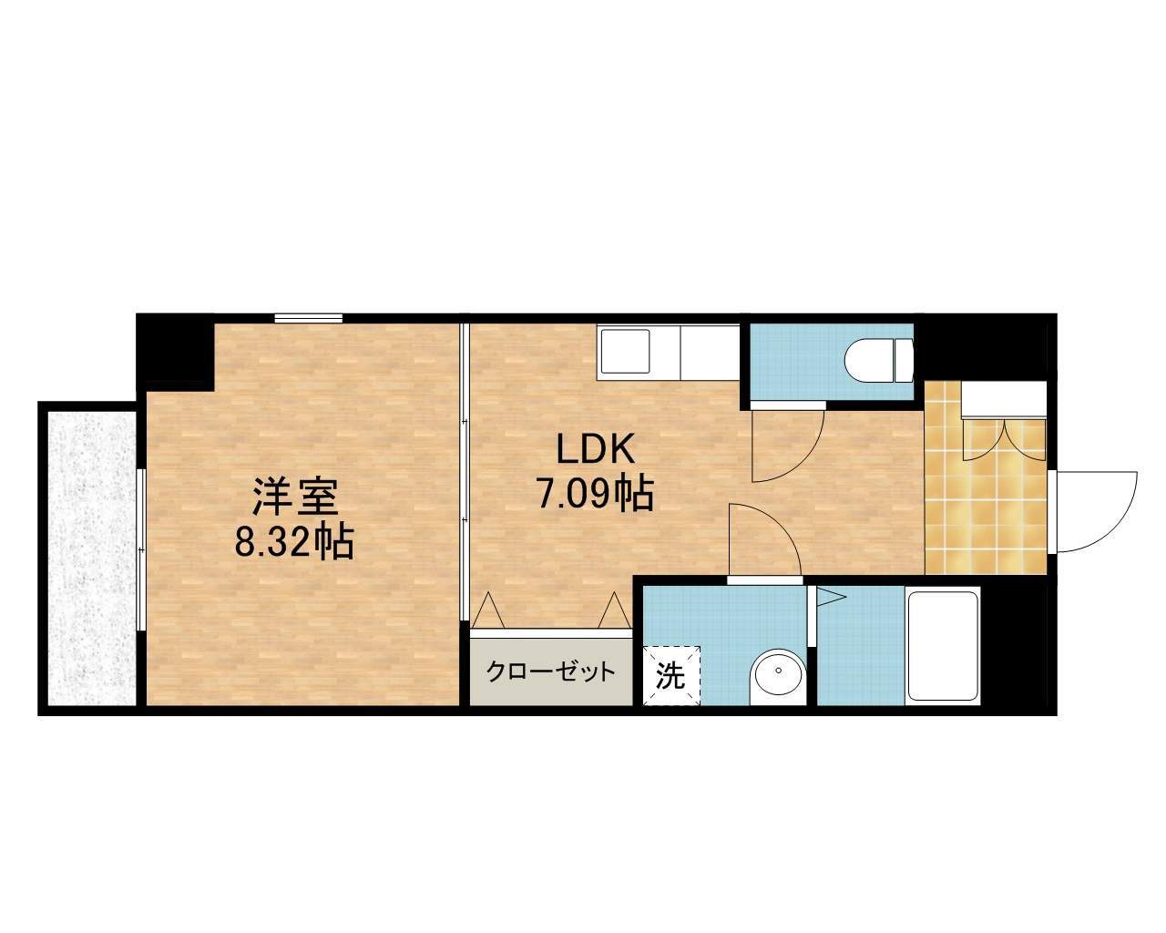 1LDK